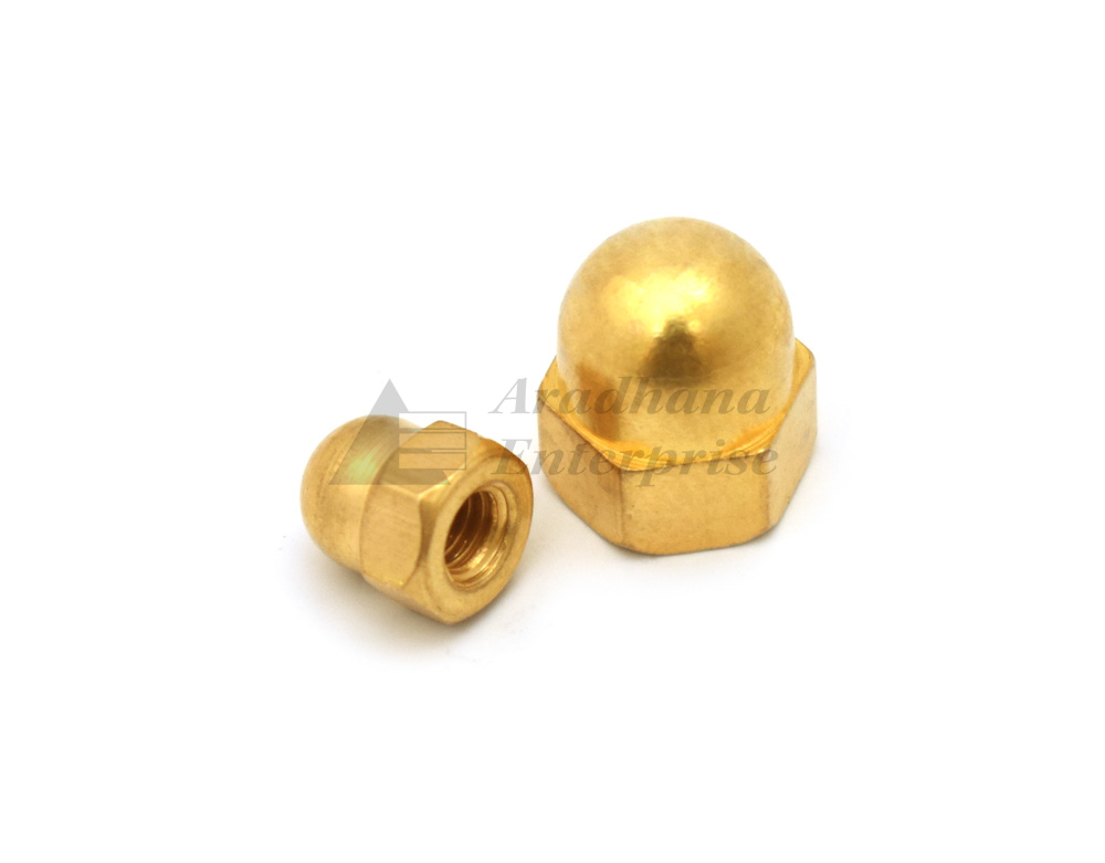 Brass Dome Nuts 06